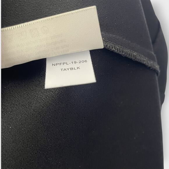 M.M. Lafleur The Taylor Dress Black Twist Front Crew Neck Sleeveless Size 1X +1 - Picture 12 of 14